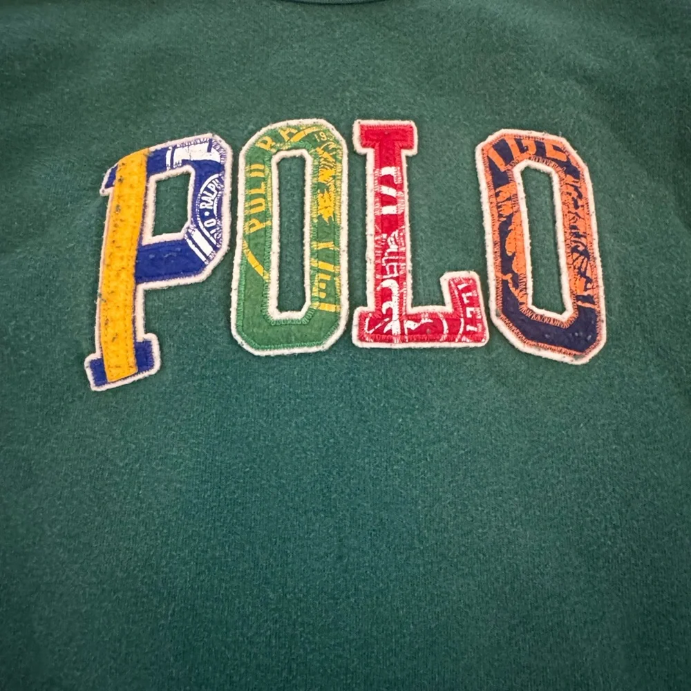 Polo by Ralph Lauren‎ Green Sweatshirt with Multicolor Logo